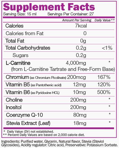L -Carnitin 108.000 - 405 ml