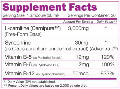 L -Carnitin Plus Shot - 60 ml