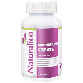 Magnesium Citrate 400 mg - 60 Tablets - Nutra Best Europe