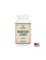 Nervensystem und Muskeln - Magnesiumcitrat Magnesium (Citrat), 180 Kapseln <tc>Double Wood</tc>