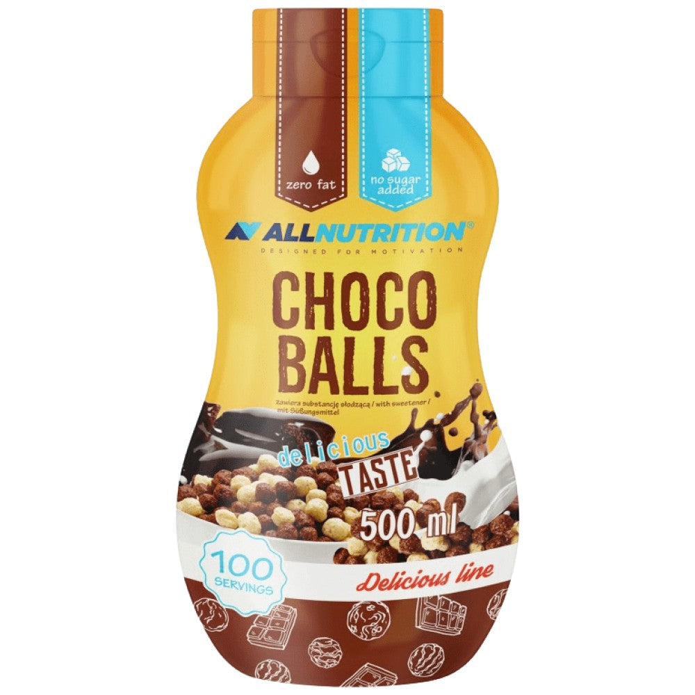 Sirup Zero Kalorie | Choco -Bälle - 500 ml