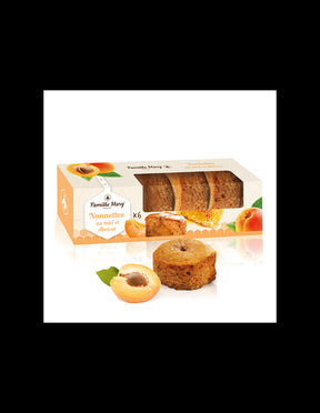 Nonette with organic honey and apricot - Traditional French sweets, 150 g - Nutra Best Europe