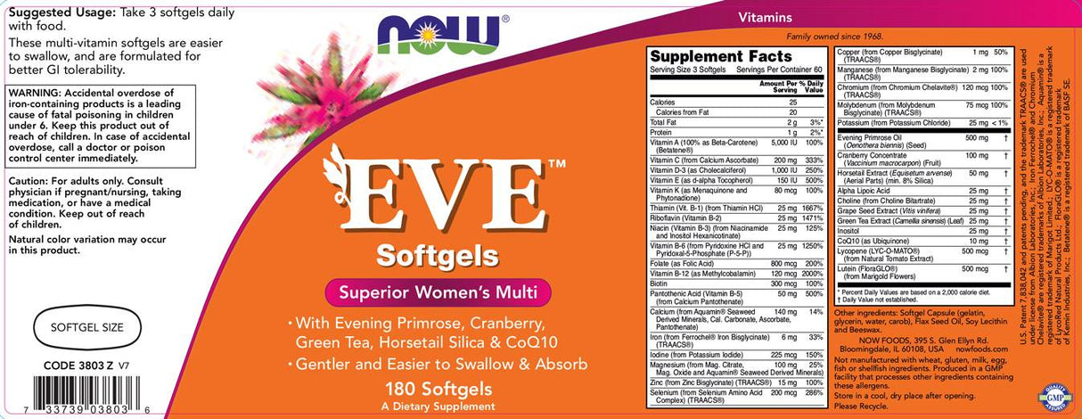 Eve Frau Multi - 180 Gelkapseln