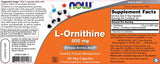 L -ARNITHINE 500 mg - 60 Kapseln