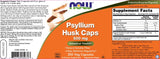 Psyllium -Schalenkappen 500 mg - 200 Kapseln