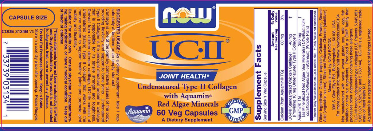 UC II / Typ 2 Kollagen 40 mg - 120 Kapseln