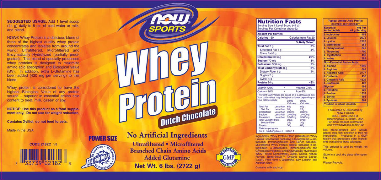 Molkeprotein - 2722 Gramm