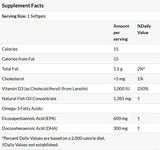 Ultra Omega 3-D mit Vitamin D-3-90 Gelkapseln