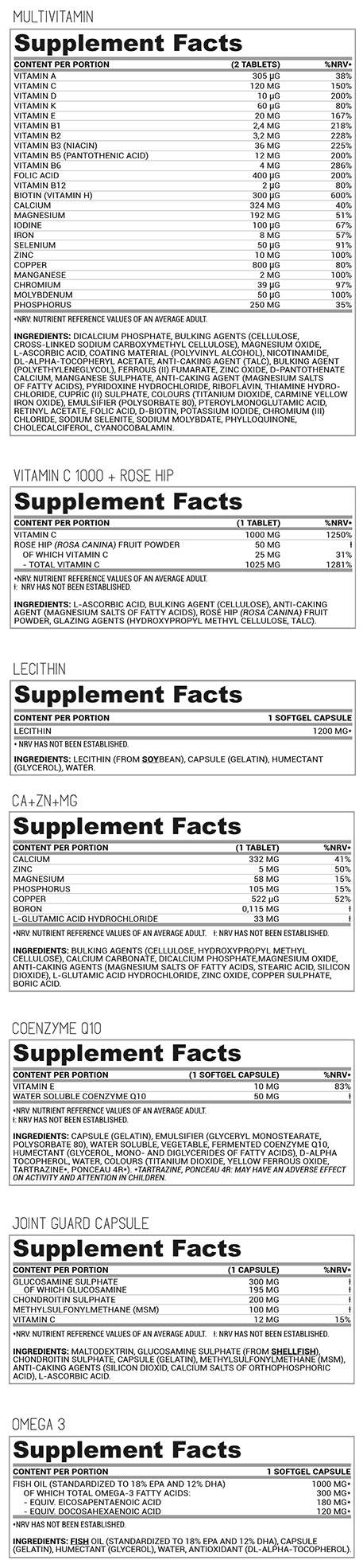 Multi Pack 8 | All-in-One-Gesundheitsformel-30 Pakete