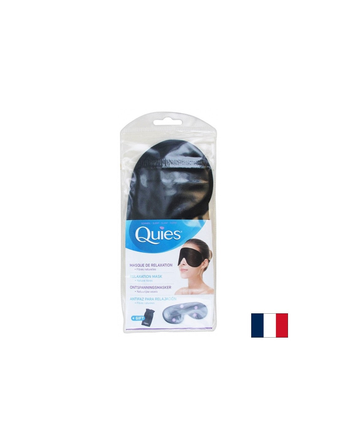 Schlafmaske (aus Naturfasern) + Geschenktüte, 1 Stk.