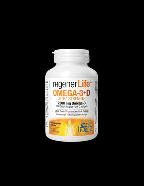 RegenerLife™ Omega-3+D Ultra Strength - 90 dragees - Nutra Best Europe