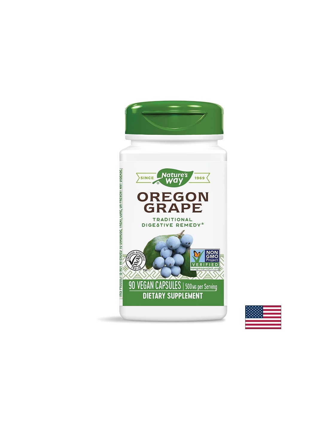 Oregon Traubenwurzel 500 mg - 90 Kapseln
