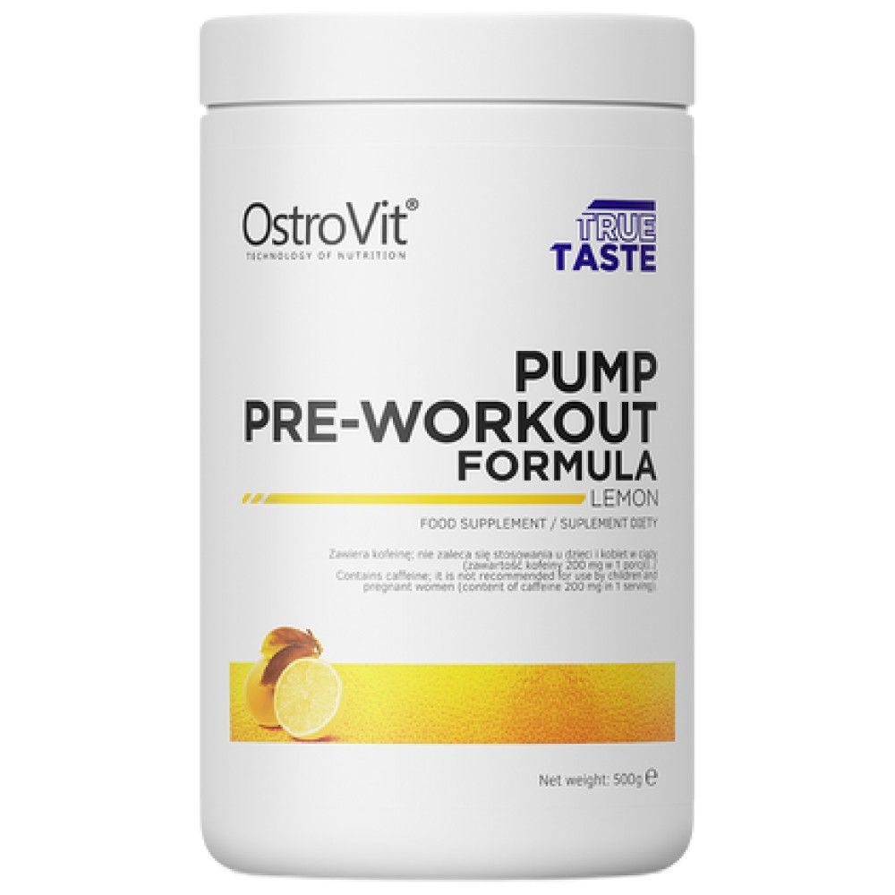 Pumpe Pre -Workout -Formel - 500 Gramm