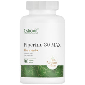 Piperine 30 Max 90 Tablets - Nutra Best Europe