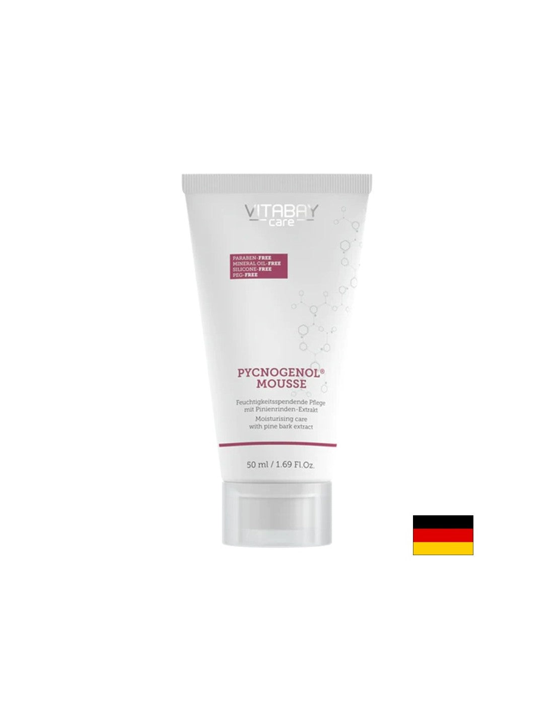 Mousse für Hände und Körper feuchtigkeitsspenstig mit Pycnogenol -Kiefernrindenextrakt, 50 ml