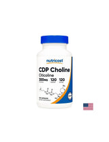 CDP -Cholin und Citicolin für Gedächtnis und Konzentration, 300 mg x 120 Kapseln für 4 Monate der Einnahme
