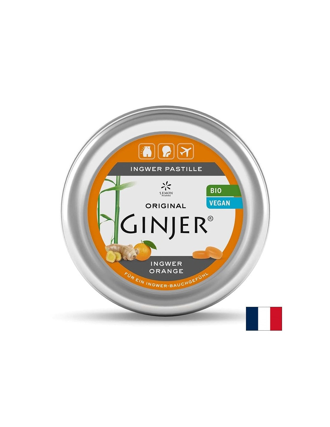 Lutschtabletten mit Ingwer und Orange, 40 g <tc>Lemon Pharma</tc>