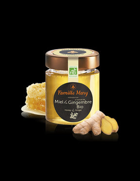 Bee acacia honey + Ginger BIO - Miel Gingembre BIO, 170 g - Nutra Best Europe