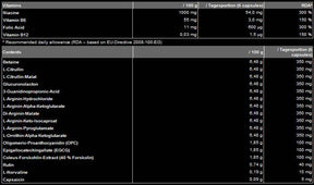 Arginine Fusion - 240 capsules - Nutra Best Europe
