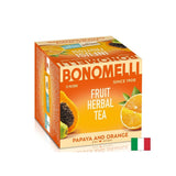 Obsttee mit Papaya und Orangenschale - exotische Frische und natürliche Vitalität, 12 Beutel