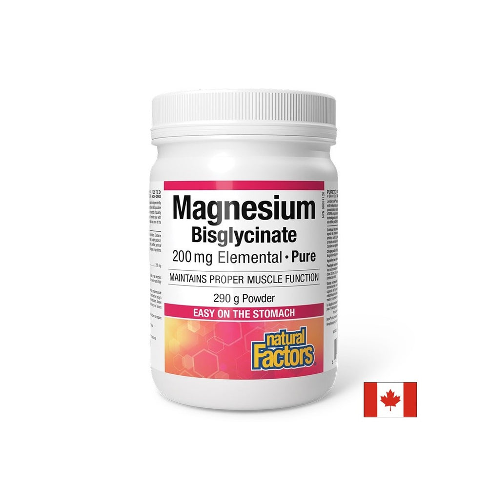 Unterstützt das Nervensystem und die Muskeln - Magnesium (Bisglycinat), 200 mg x 290 g Pulver