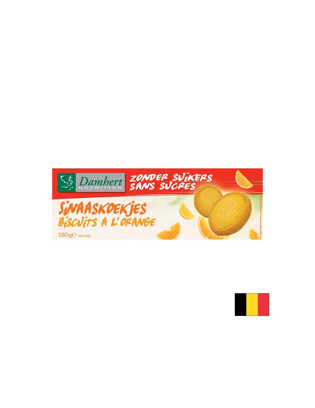 Zuckerfreie Orangenkekse, 160 g