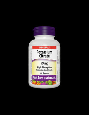 Potassium Citrate, 99 mg, 90 tablets - Nutra Best Europe