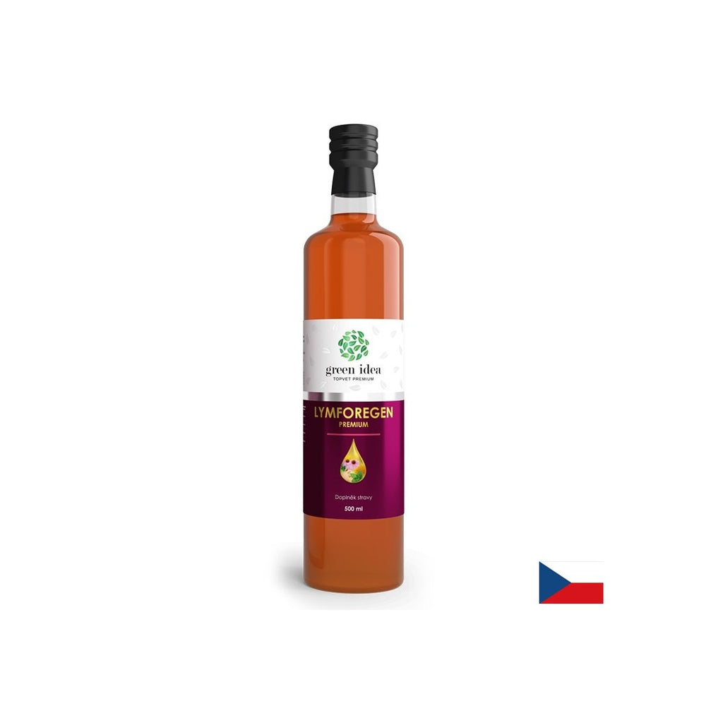 Kräutersirup für die Entgiftung des Lymphsystems - mit Ingwer, Löwenzahn, Brennnessel und Echinacea, 500 ml, 33 Dosen