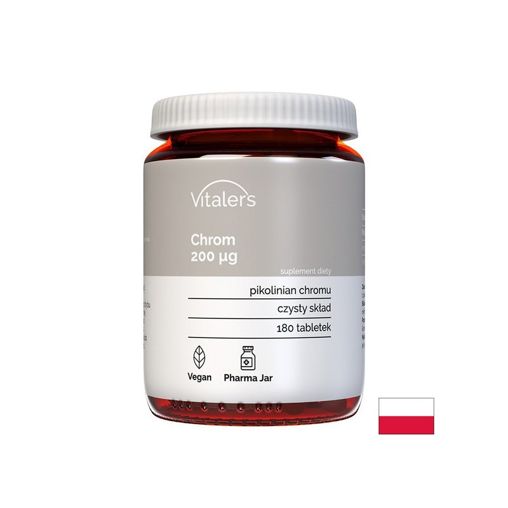 Für Insulinresistenz und Diabetes - Chrom (Picolinat), 200 µg x 180 Tabletten