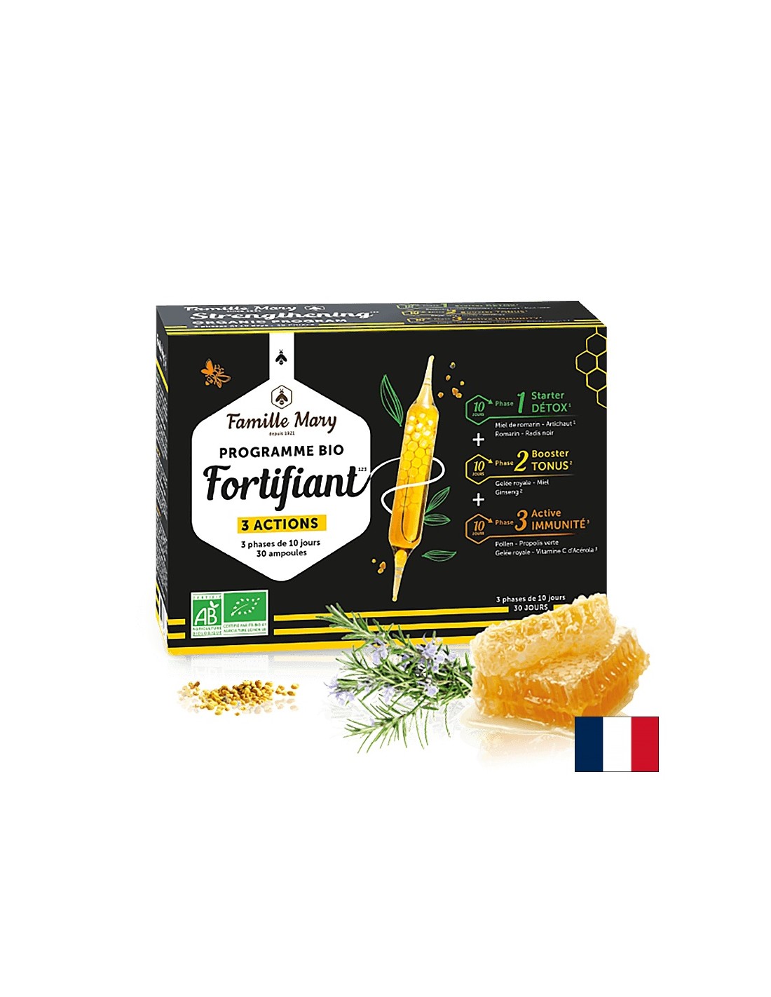Programm Bio Fortifant / 30-Tage-BIO-Programm zur Entgiftung und Stärkung des Körpers, 30 PCs. Ampullen zum Trinken