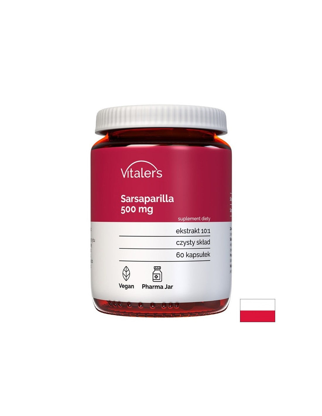 Psoriasis und Ekzeme - Sarsaparilla, 500 mg x 60 Kapseln