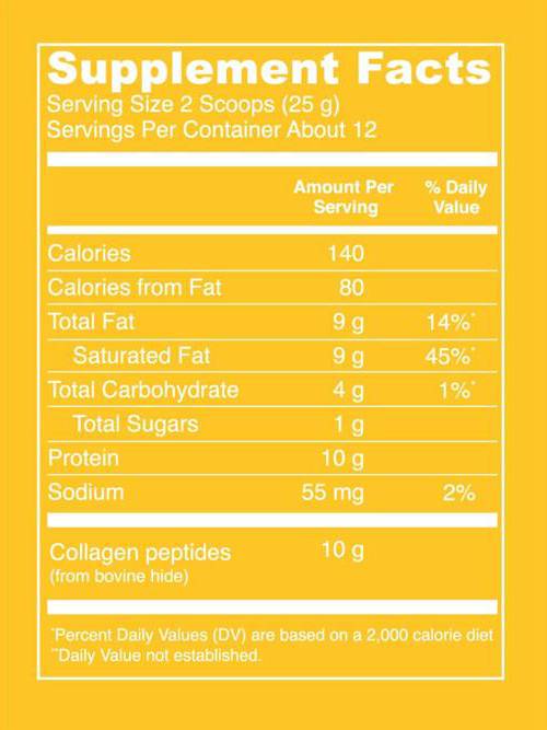 Kollagen Creamer/Keto Kaffee Kollagenpeptide - 293 Gramm