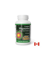 Verdauungsenzyme auf pflanzlicher Basis - Komplette Megazyme, 90 Tabletten
