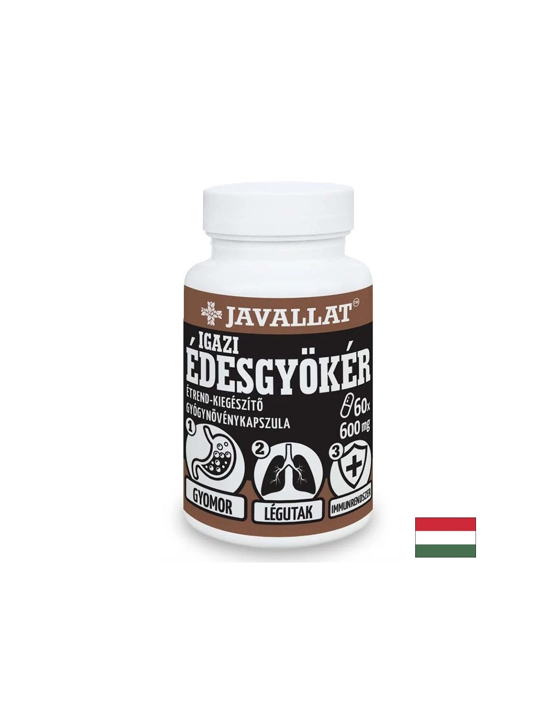 Magenverstimmung, Gastritis und Sodbrennen - Süßholz, 550 mg x 60 Kapseln