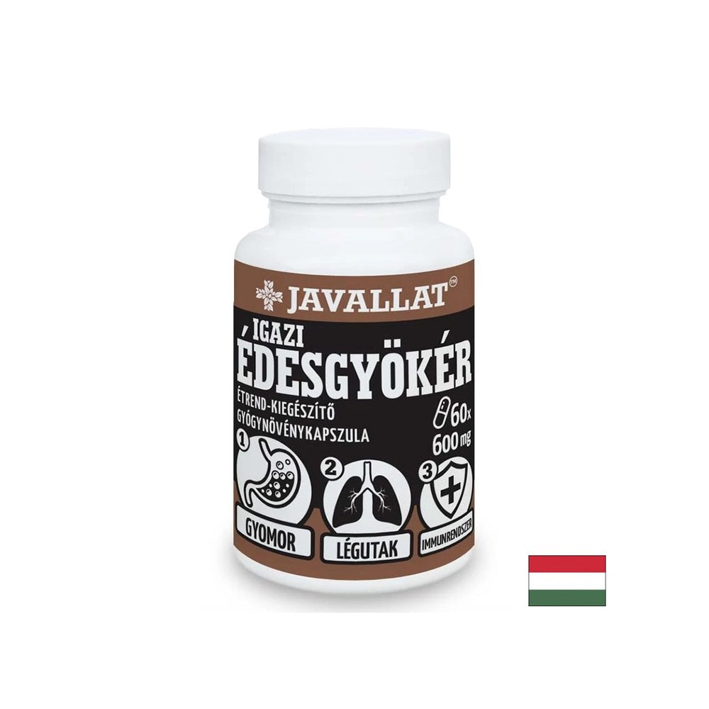 Magenverstimmung, Gastritis und Sodbrennen - Süßholz, 550 mg x 60 Kapseln