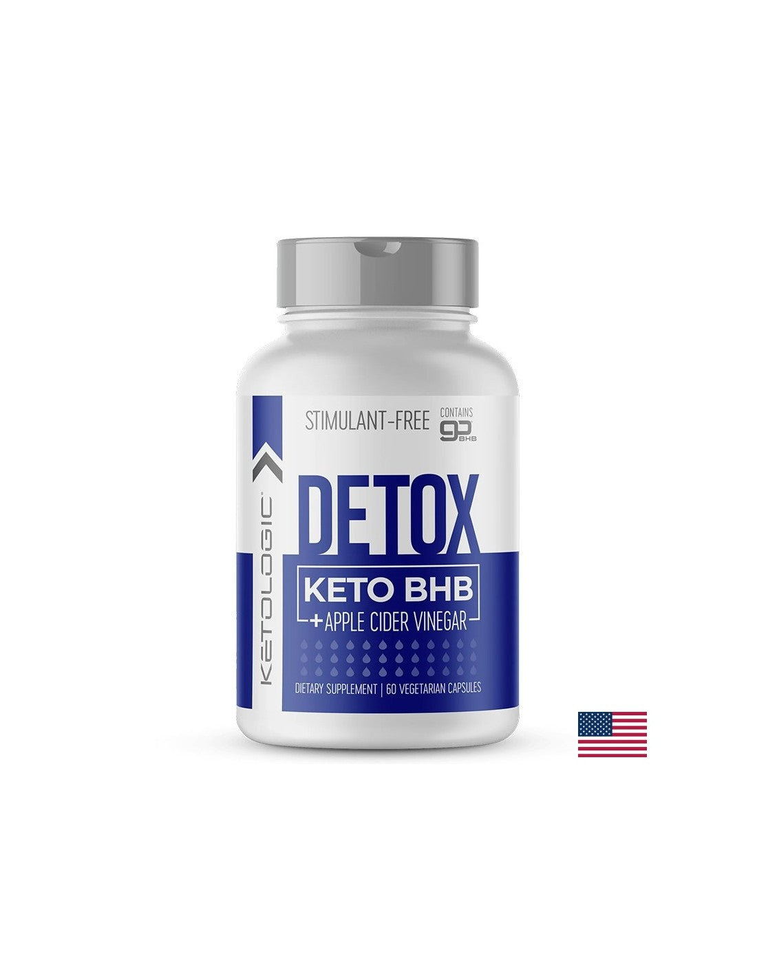 Gewichtsreduktion - Entgiftung Keto BHB + Apfelessig, 60 Kapseln
