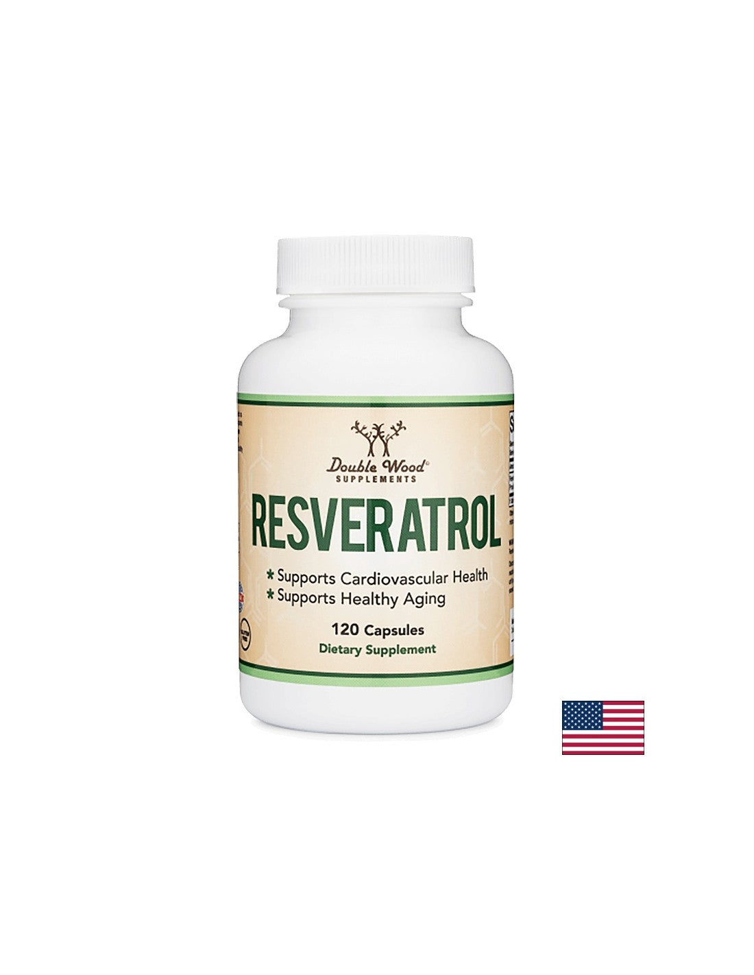 Resveratrol, 120 <tc>Double Wood</tc> Kapseln