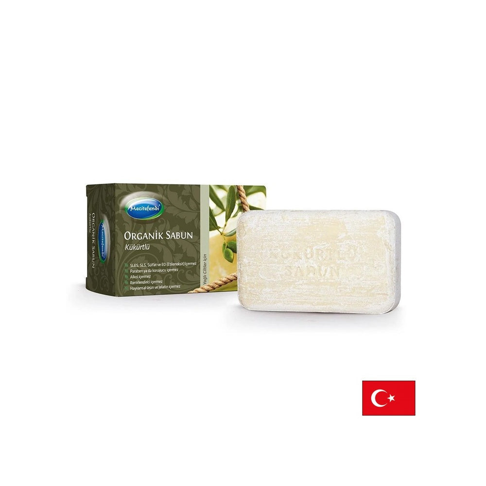 Olivenöl und Schwefelseife - für fettige, von Akne neigende Haut, 125 g