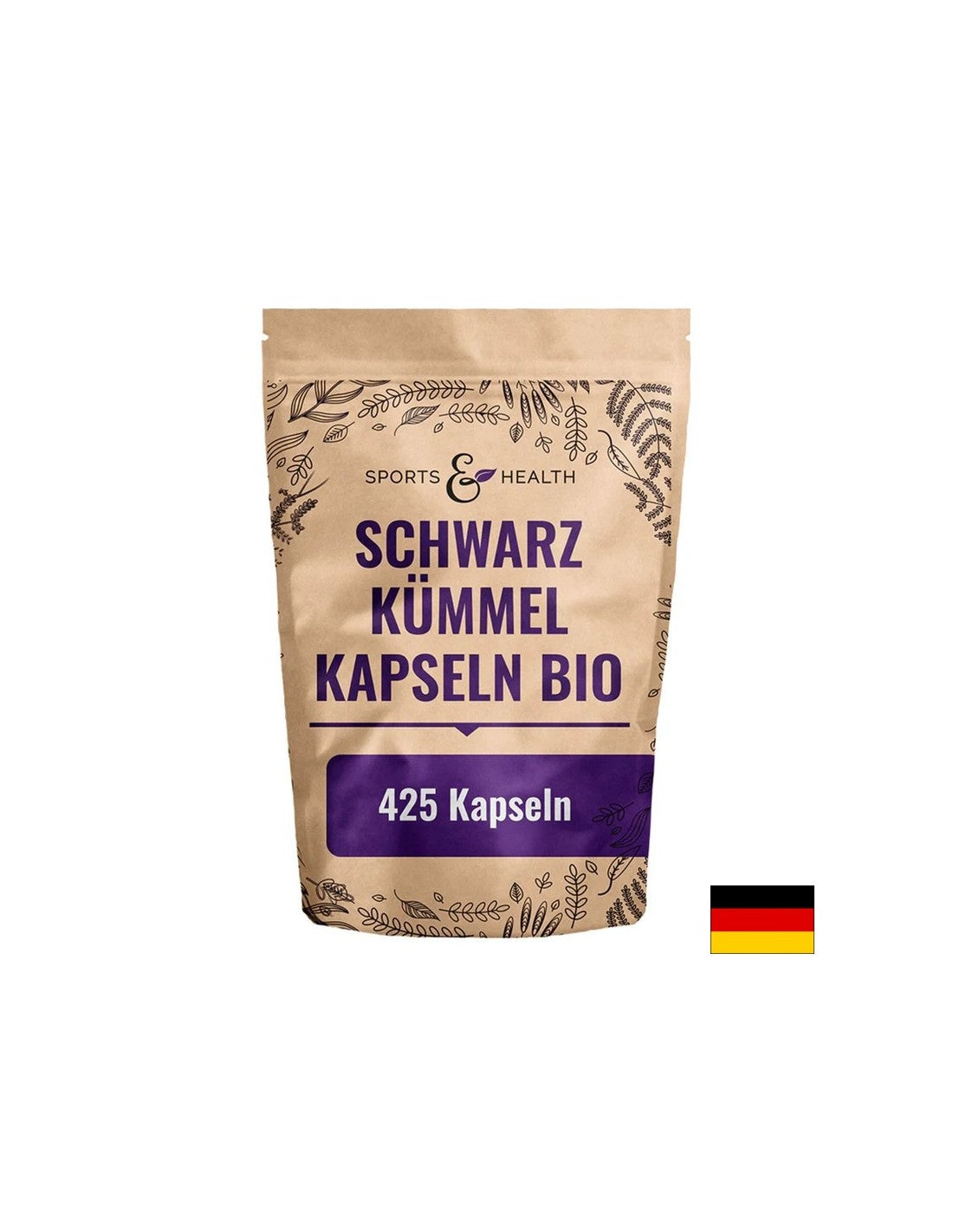 Herz -Kreislauf -System - schwarzer Kreuzkümmel, 500 mg x 425 Kapseln