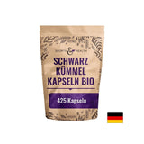 Herz -Kreislauf -System - schwarzer Kreuzkümmel, 500 mg x 425 Kapseln
