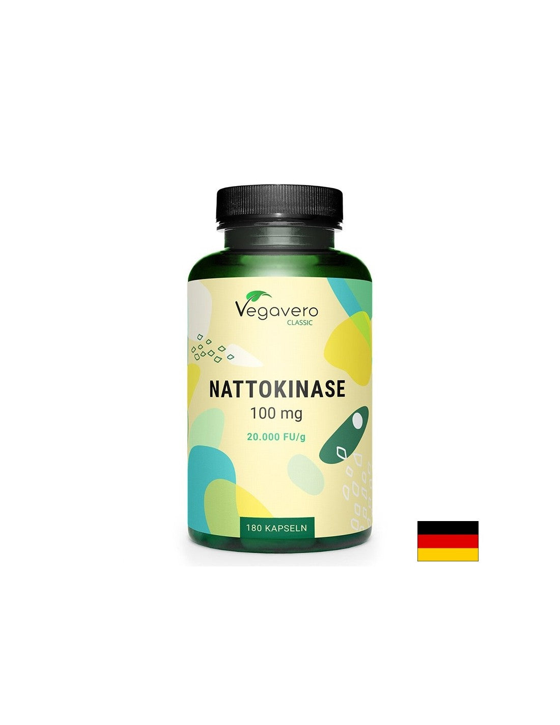 Kardiovaskuläre Gesundheit - Nattokinase, 100 mg x 180 Kapseln