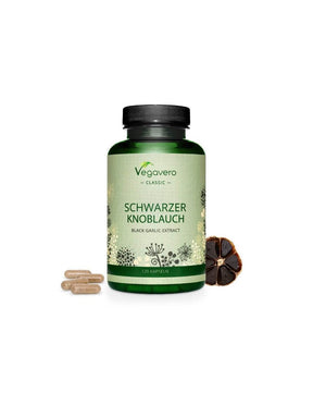 Schwarzer Knoblauch/ Extract of black garlic, 120 capsules Vegavero - Nutra Best Europe