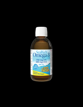 SeaRich Omega-3 4500mg | With Vitamin D3 1000 IU - 200 ml - Nutra Best Europe