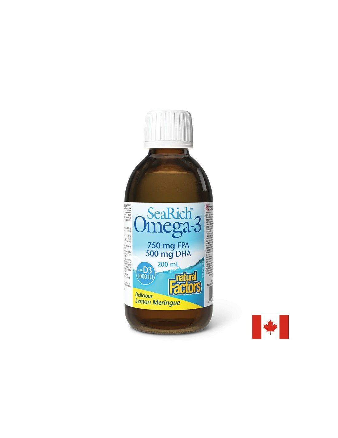 Searich Omega-3 4500mg | Mit Vitamin D3 1000 IU - 200 ml