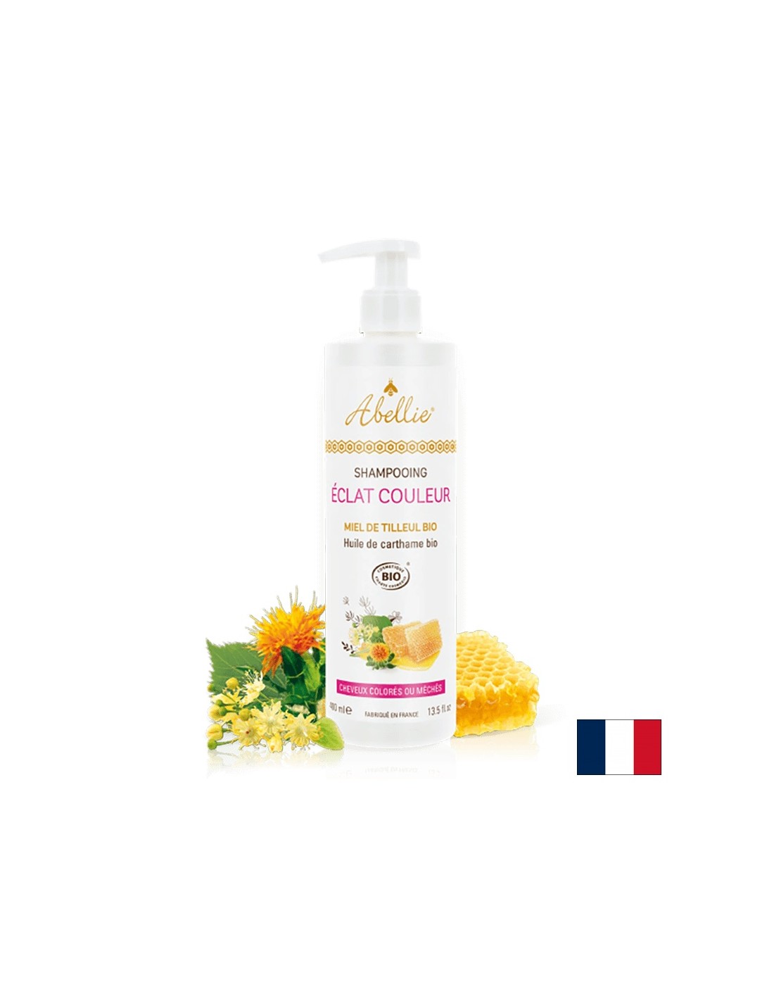 Shampoo für gefärbtes Haar mit Safranöl und Honig, 400 ml