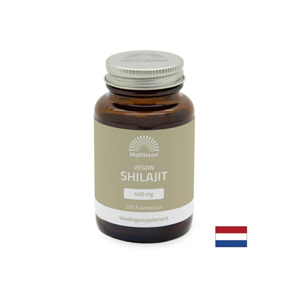 Shilajit - Energie, Ausdauer und zelluläre Erholung, 400 mg x 60 Kapseln