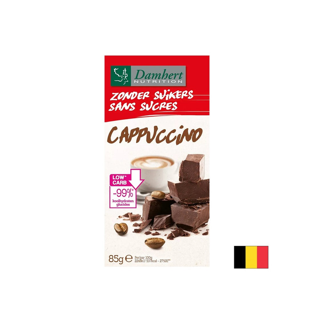 Schokolade mit Cappuccino -aromatisierter Schokolade (Zuckerfrei), 85 g