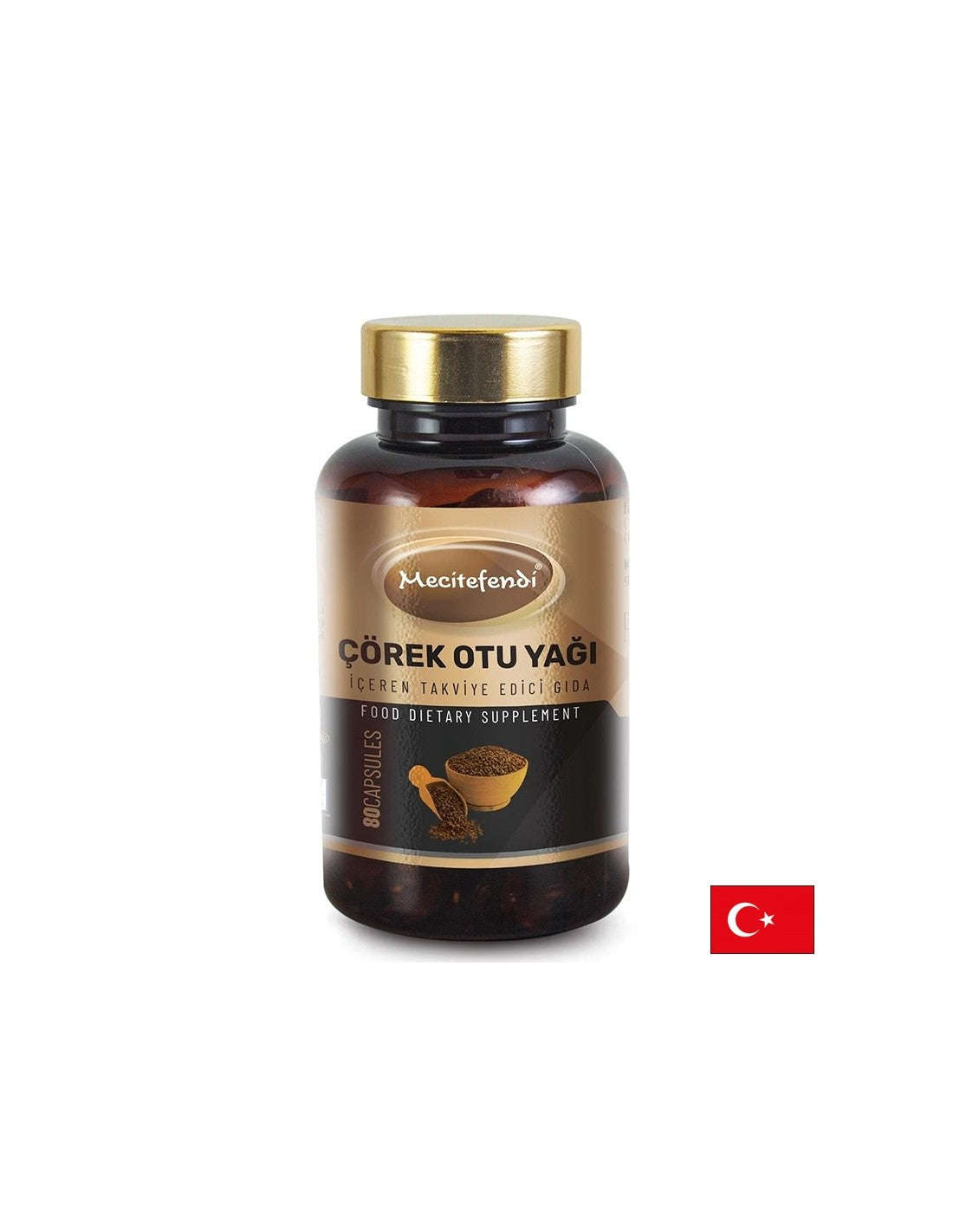 Schwarzes Kreuzkümmel (Samenöl) - Immunität und Atmungssystem, 1000 mg, 80 Kapseln für 40 Tage der Einnahme