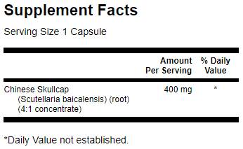 Vollspektrum Chinesischer Schädelkap 400 mg - 90 Kapseln