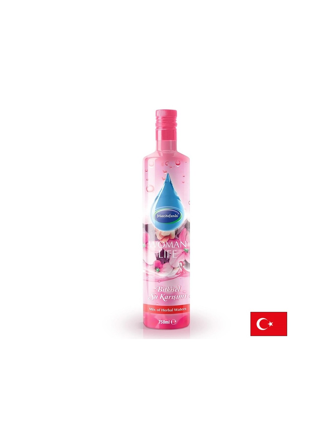 Aromatisches Kräuterwasser für Frauen - Hormonelle Gesundheit, 750 ml, 15 Dosen